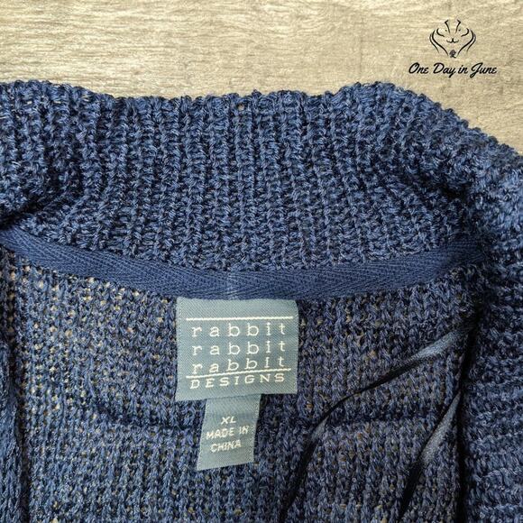 rabbit rabbit rabbit Knit Long Sleeve Sweater Size XL - Picture 2 of 5